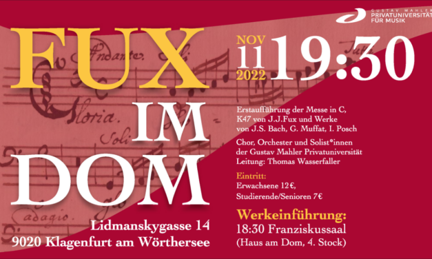 Fux im Dom am 11. November 2022