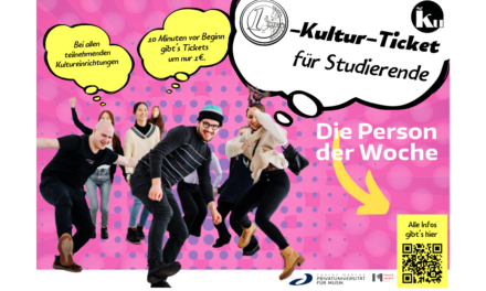 1€-Kultur-Ticket für Studierende ab 1. Mai neu