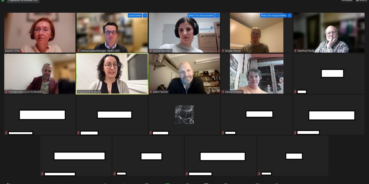 Erste Zoom-Informationsveranstaltung für das Lehramtsstudium Musik am Standort Klagenfurt