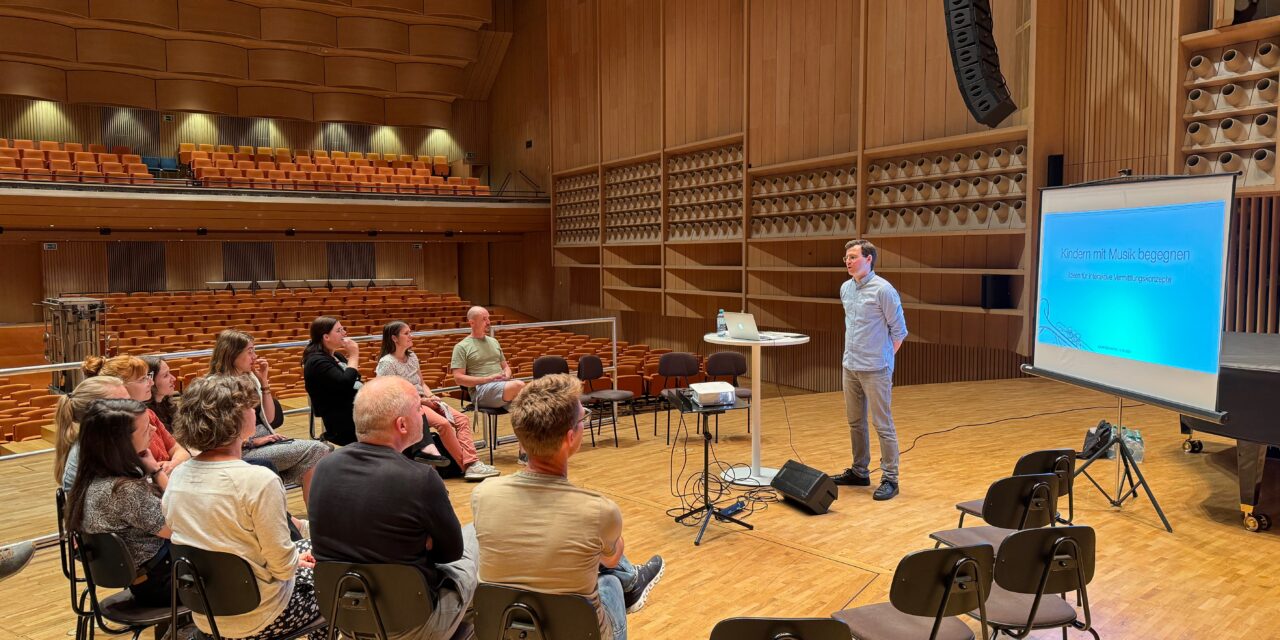 Julian Schunter als Referent bei den SaxophoneDays im Brucknerhaus Linz