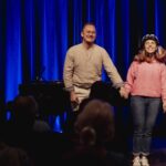 Ema Pavlič und Matic Dokler beim spevSLAM: Neue Musik aus der GMPU