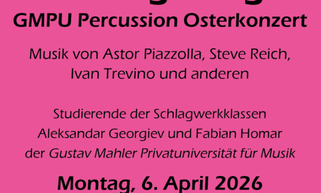 Schlagfertig – GMPU Percussion Osterkonzert