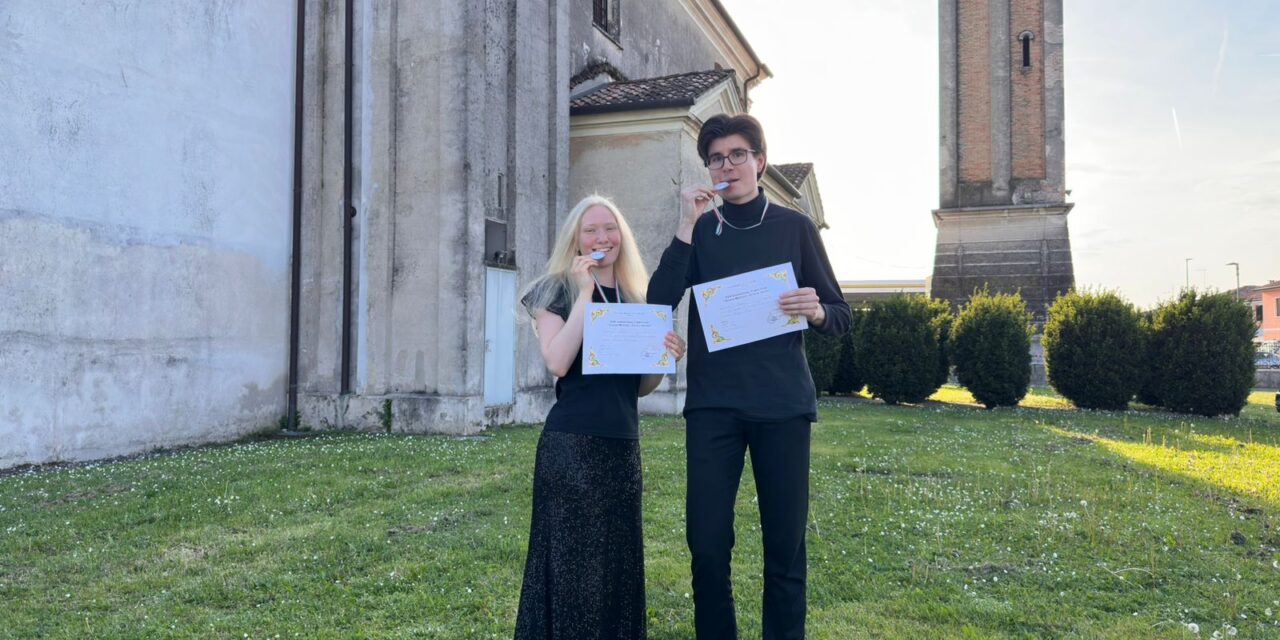 Vlanta Razoumova und Jernej Fir feiern Erfolg in Treviso