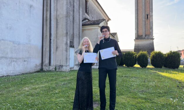 Vlanta Razoumova und Jernej Fir feiern Erfolg in Treviso