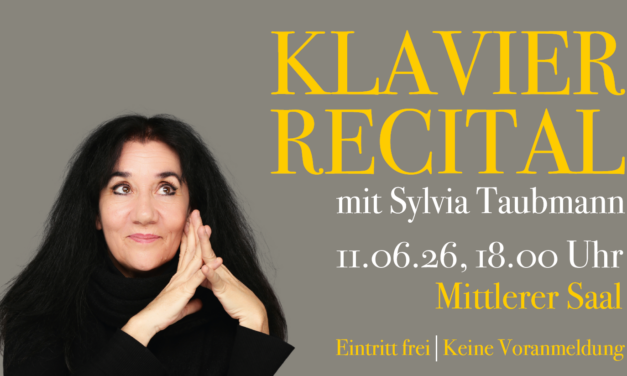 Klavier Recital mit Sylvia Taubmann