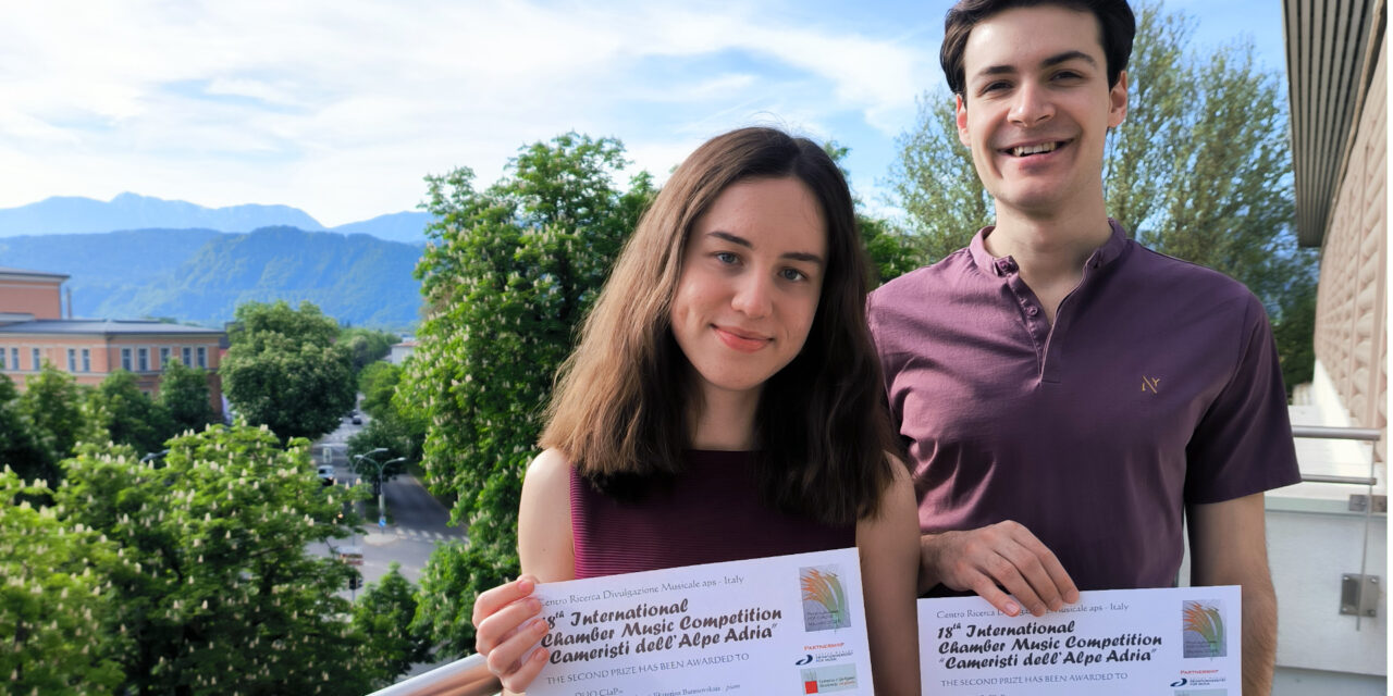 Großer Erfolg für das Duo ClaP beim Internationalen Alpe-Adria Kammermusikwettbewerb