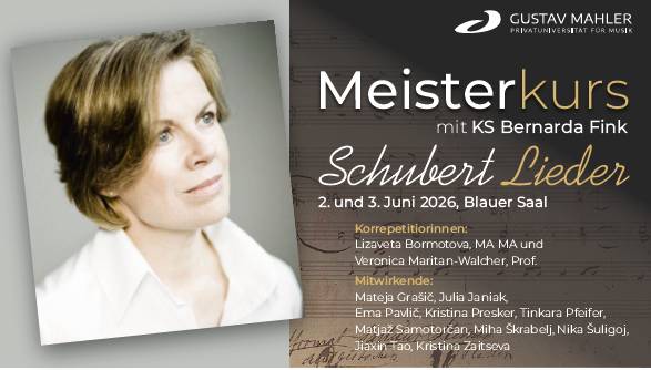 Meisterkurs mit Kammersängerin Bernarda Fink