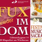 Fux (wieder) im Dom live auf ORF3 und den ORF-Regionalradios am 26. Juli 2026